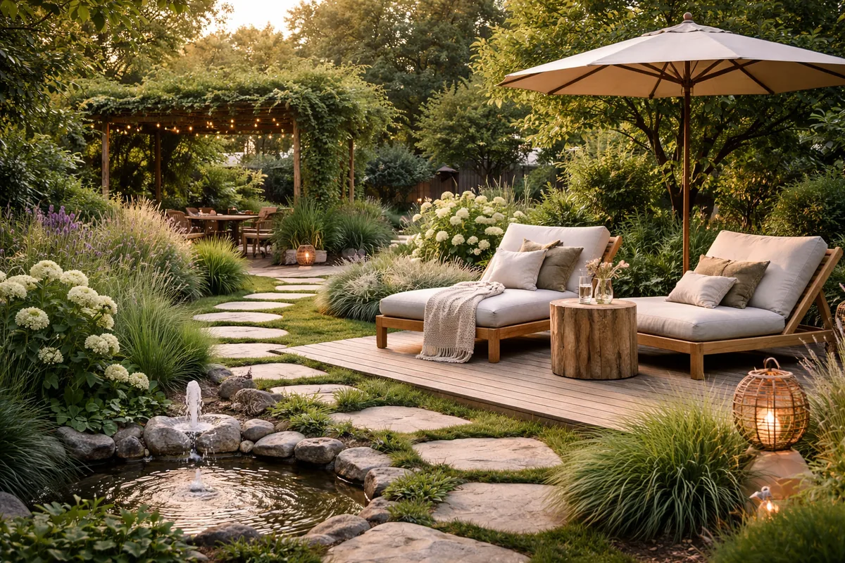 Comment aménager un jardin pour en faire un espace de détente durable