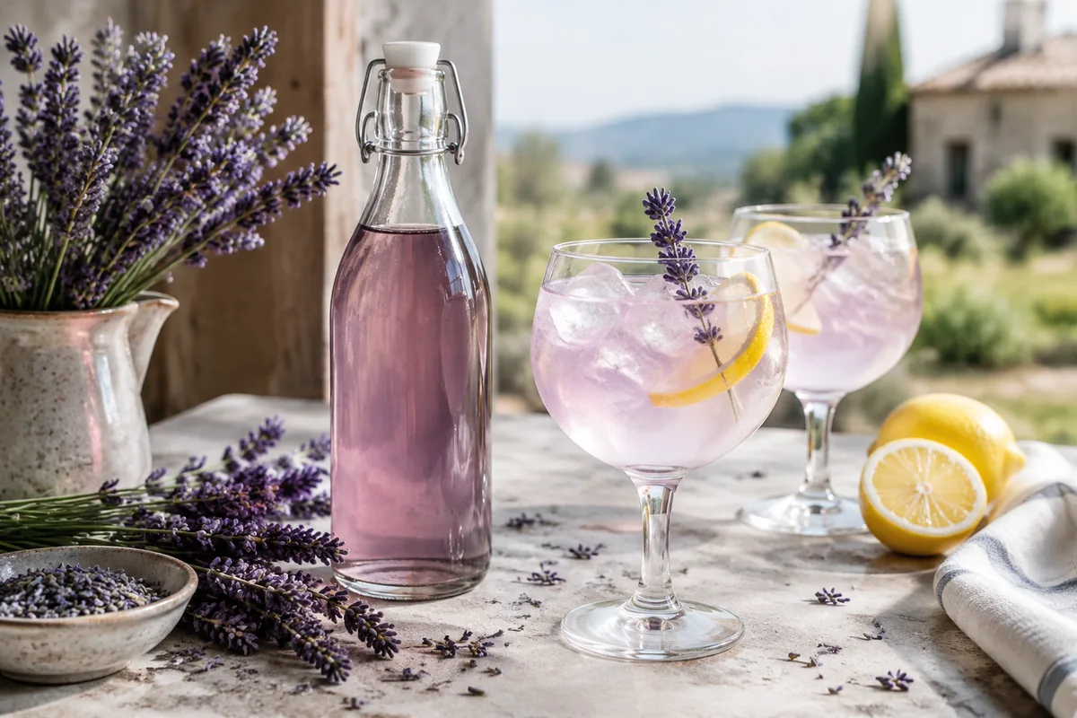 Comment préparer un sirop de lavande provençal pour des cocktails maison