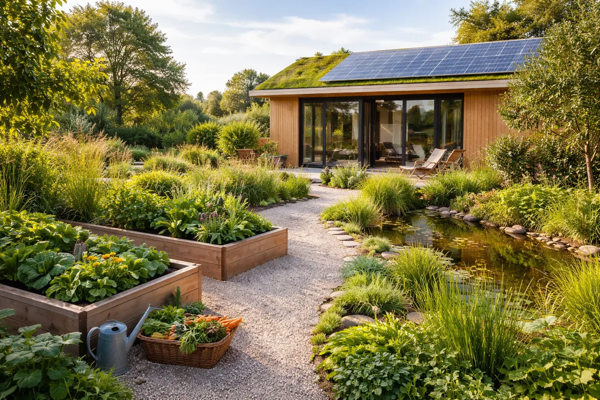 Comment optimiser l'utilisation d'un jardin pour un habitat durable